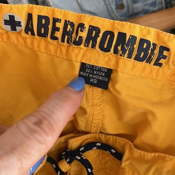 Abercrombie & Fitch Water Shorts Surf Guard Parasurf Drawstring Y2K Size XS - Picture 5 of 6